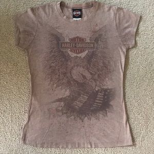 Harley Davidson Large Graphic T-Shirt with Studs